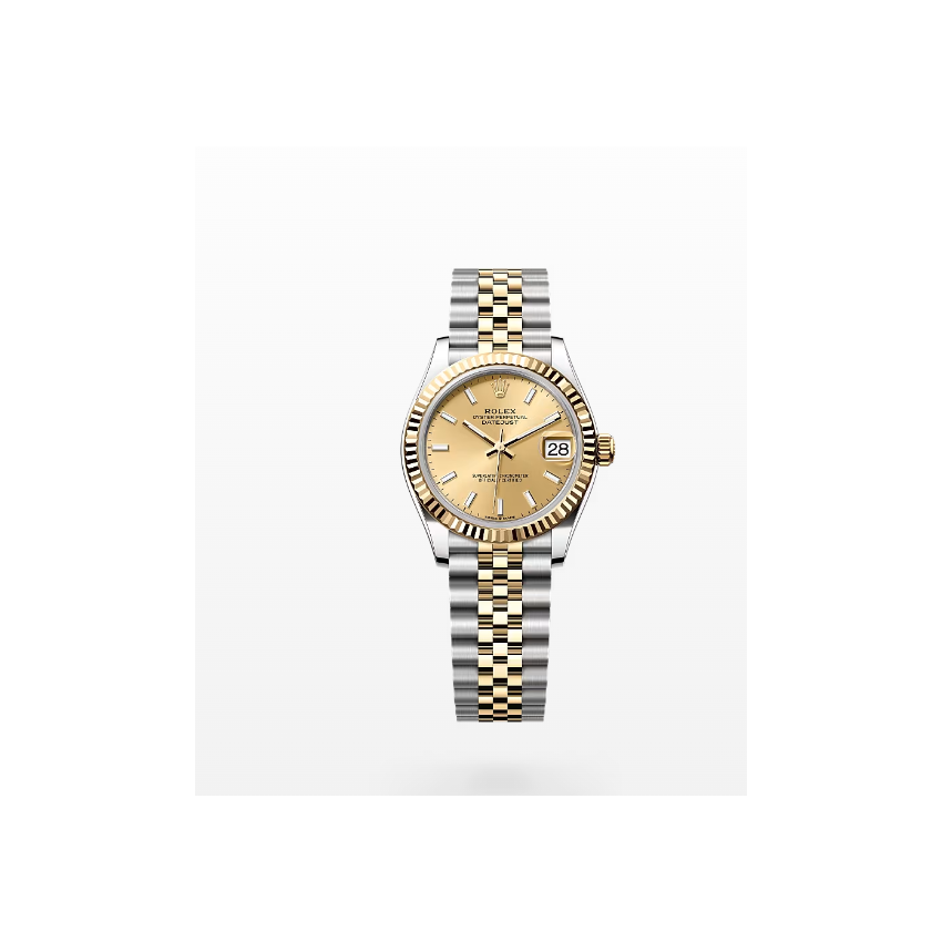 R01ex Lady Datejust 28mm, 31mm, Oystersteel, 18k yellow gold