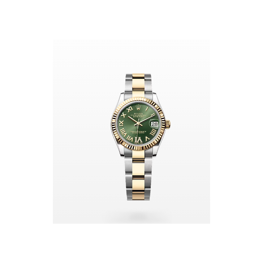 R01ex Lady Datejust 28mm, 31mm, Oystersteel, 18k yellow gold