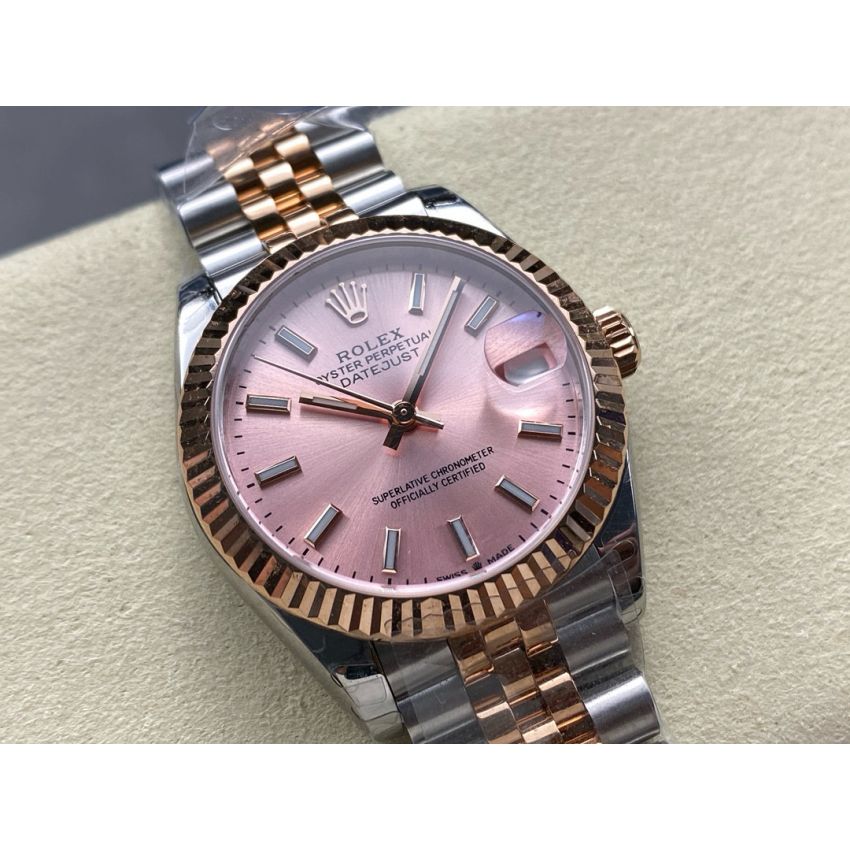 R01ex Lady Datejust 28mm, 31mm, Oystersteel,  18k rose gold