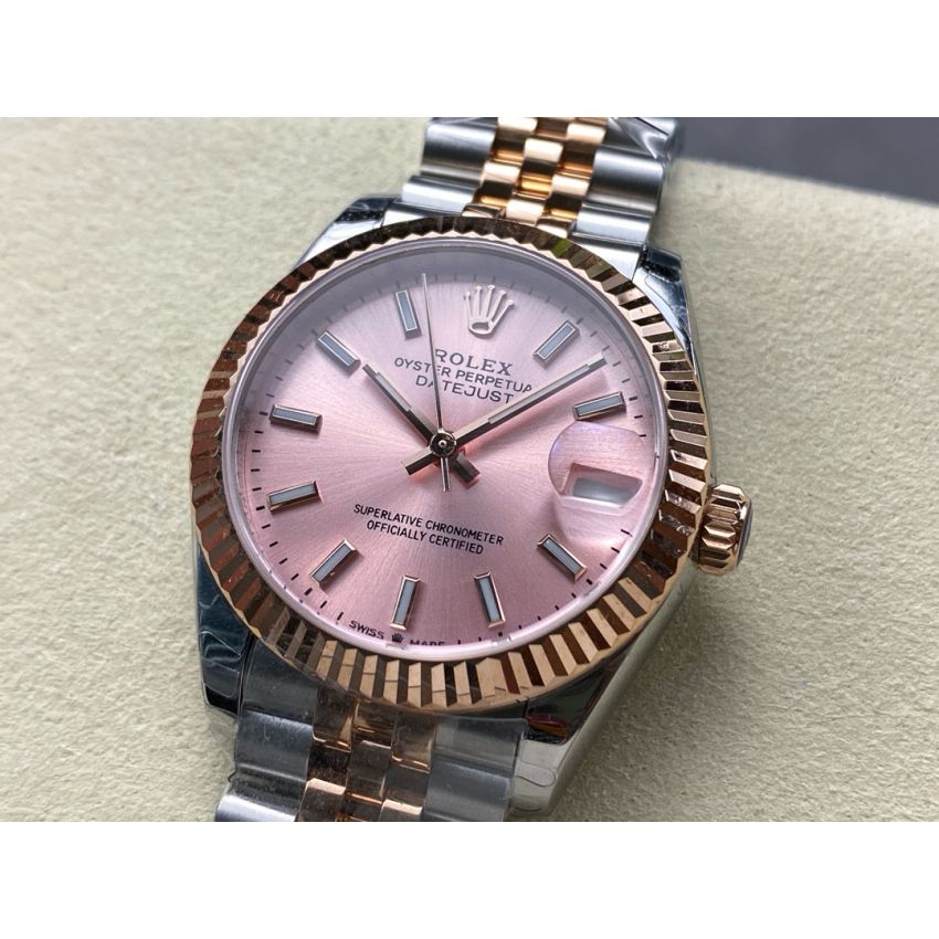 R01ex Lady Datejust 28mm, 31mm, Oystersteel,  18k rose gold