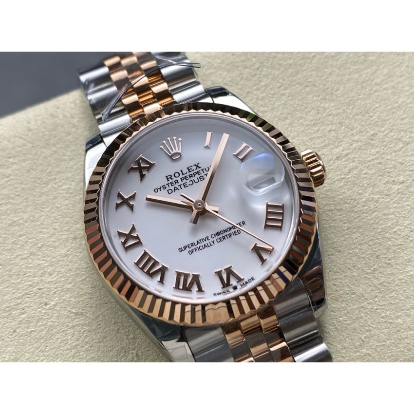 R01ex Lady Datejust 28mm, 31mm, Oystersteel,  18k rose gold
