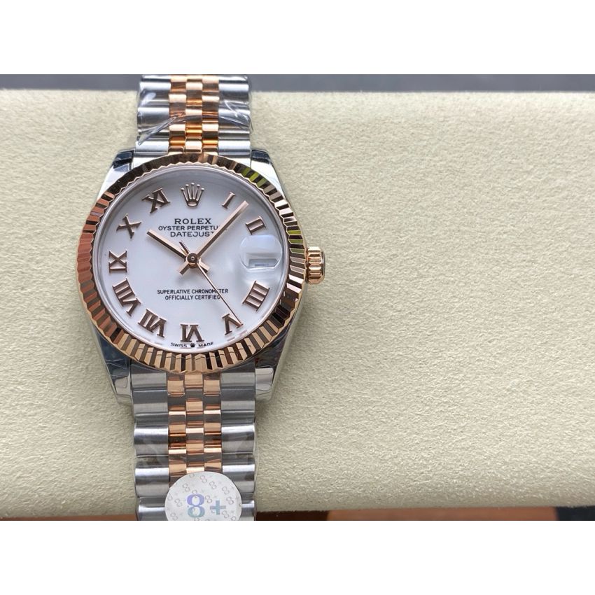 R01ex Lady Datejust 28mm, 31mm, Oystersteel,  18k rose gold