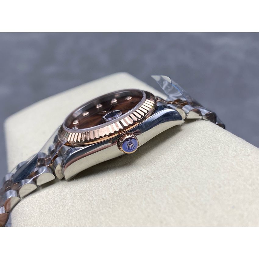 R01ex Lady Datejust 28mm, 31mm, Oystersteel, D1am0nds , 18k rose gold