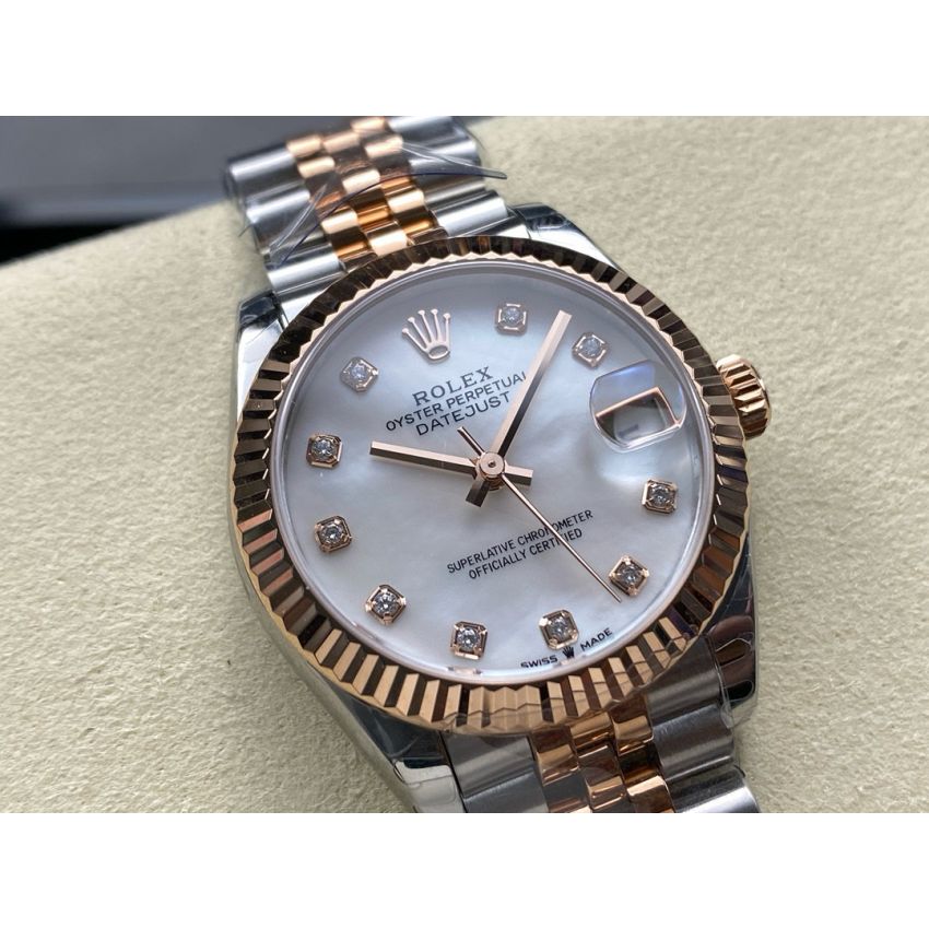 R01ex Lady Datejust 28mm, 31mm, Oystersteel, D1am0nds , 18k rose gold