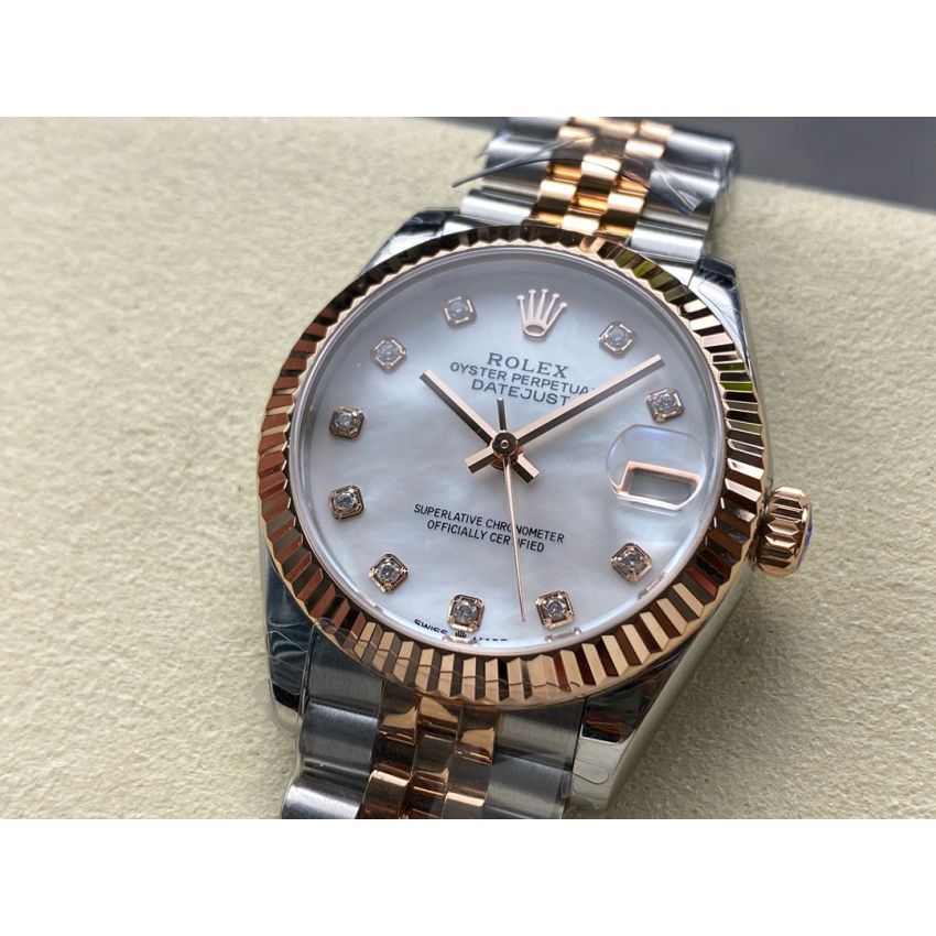 R01ex Lady Datejust 28mm, 31mm, Oystersteel, D1am0nds , 18k rose gold