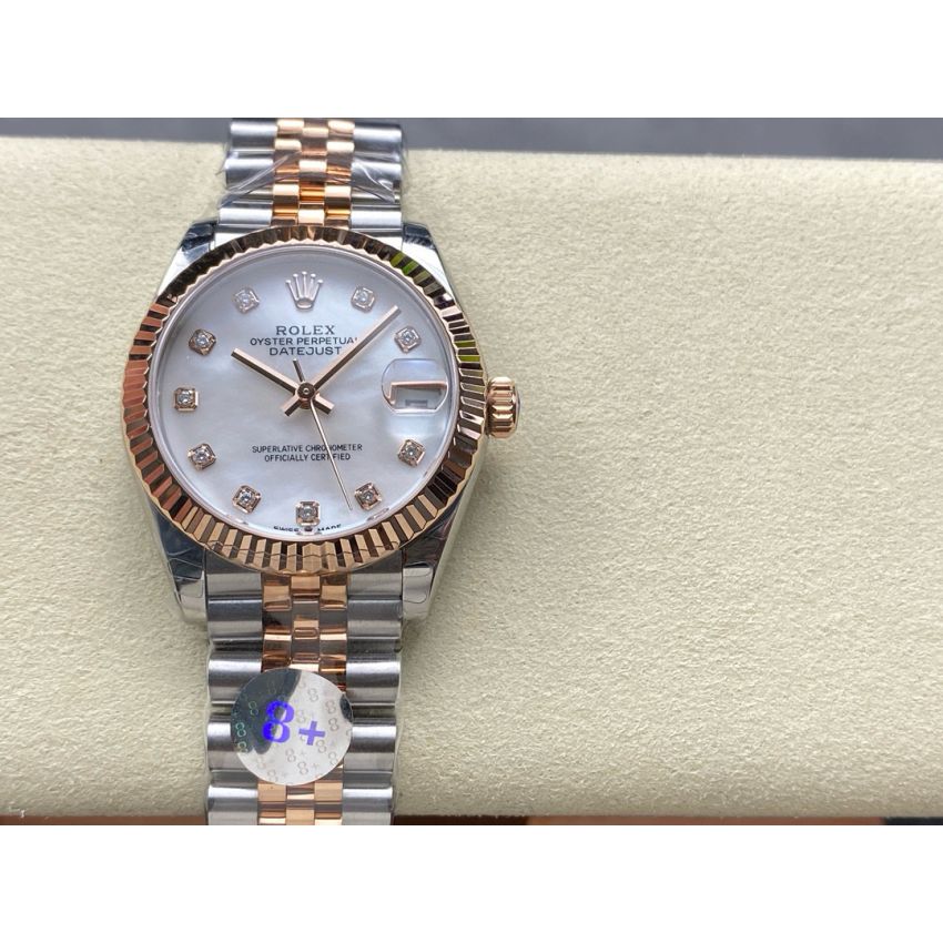 R01ex Lady Datejust 28mm, 31mm, Oystersteel, D1am0nds , 18k rose gold