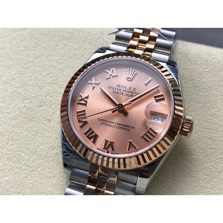 R01ex Lady Datejust 28mm, 31mm, Oystersteel  , 18k rose gold