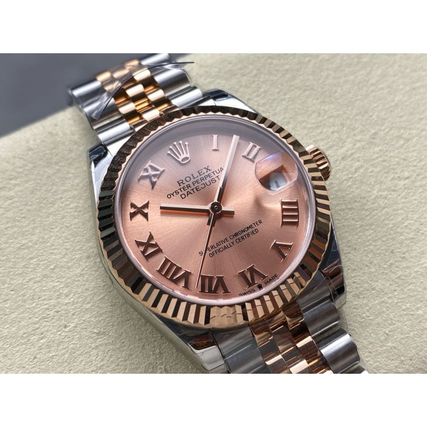 R01ex Lady Datejust 28mm, 31mm, Oystersteel  , 18k rose gold