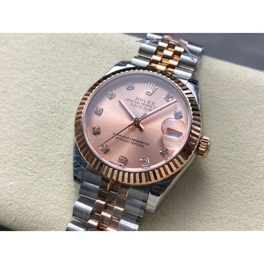 R01ex Lady Datejust 28mm, 31mm, Oystersteel, D1am0nds , 18k rose gold