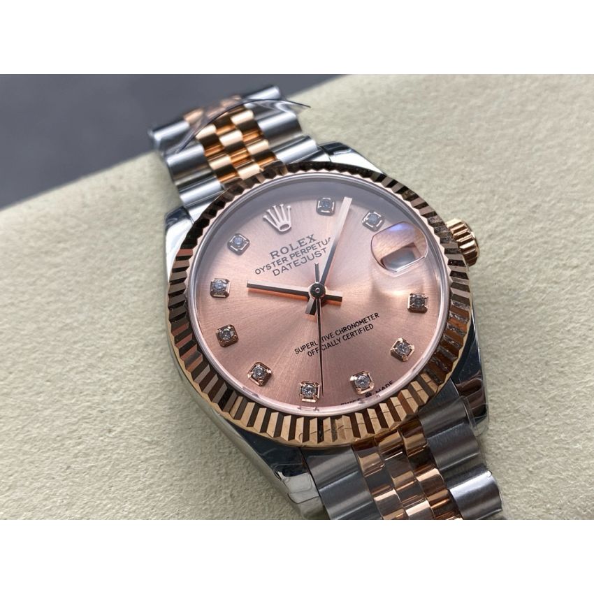 R01ex Lady Datejust 28mm, 31mm, Oystersteel, D1am0nds , 18k rose gold