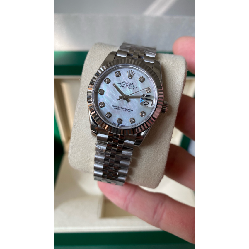 R01ex Lady Datejust 28mm, 31mm, Oystersteel, D1am0nds