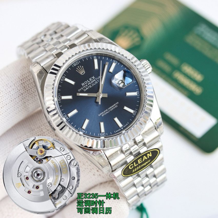 R01ex Datejust 36mm, 41mm, Oystersteel