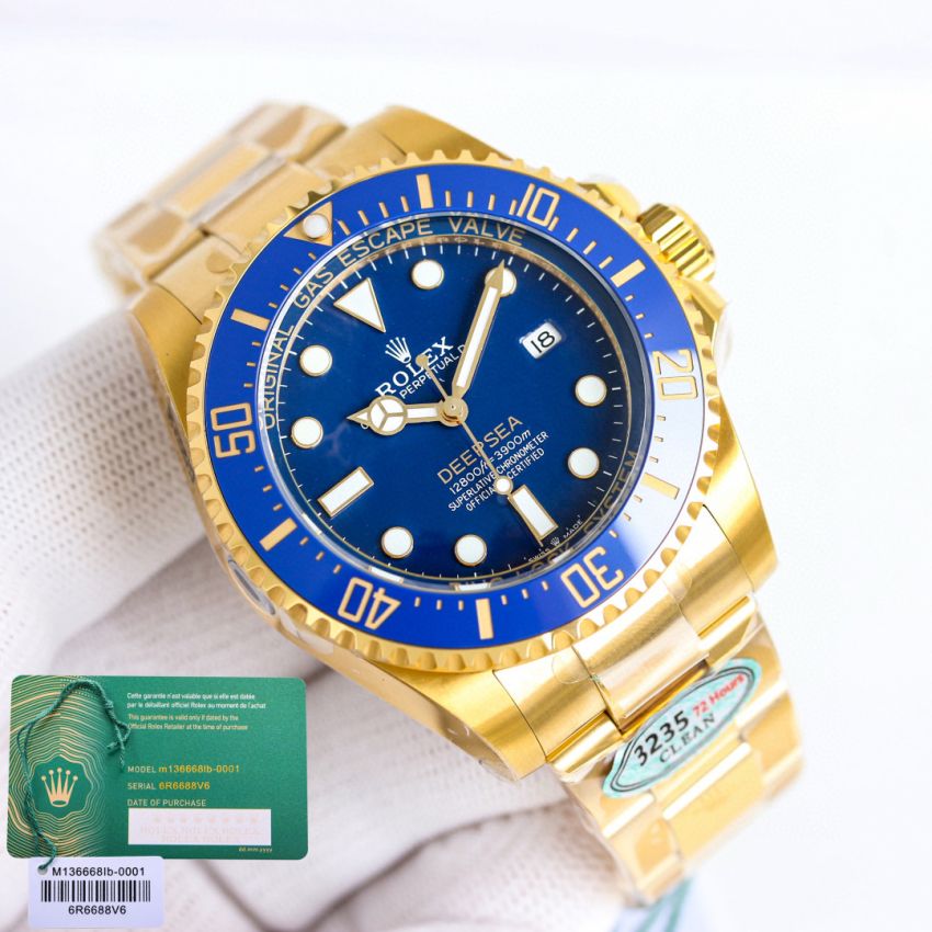R01ex Deepsea  Oyster, 44 mm, Oystersteel, 18K yellow gold