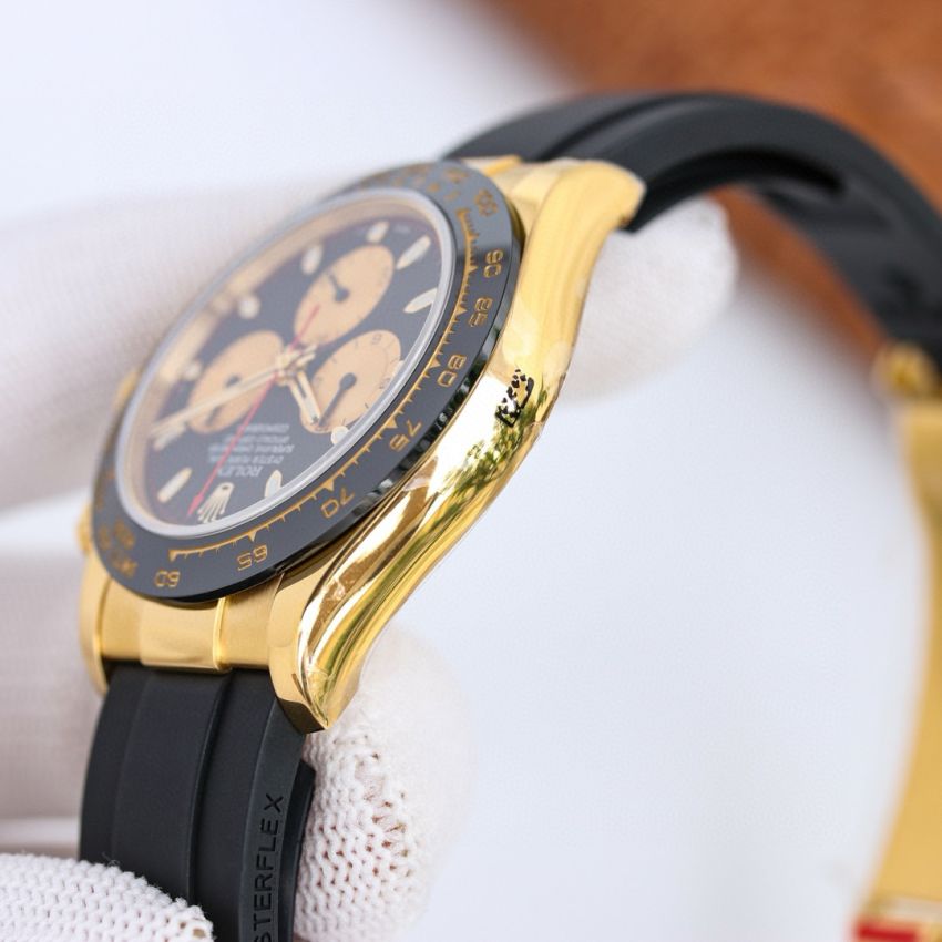R01ex Cosmograph Daytona  Oyster, 40 mm, Rubber + 18K yellow gold