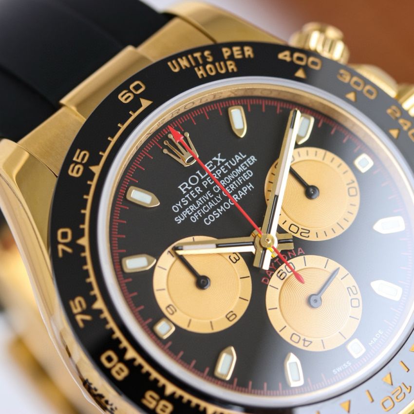 R01ex Cosmograph Daytona  Oyster, 40 mm, Rubber + 18K yellow gold