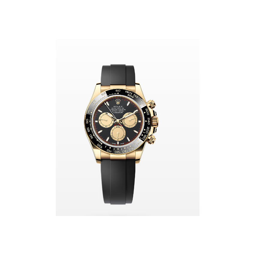R01ex Cosmograph Daytona  Oyster, 40 mm, Rubber + 18K yellow gold