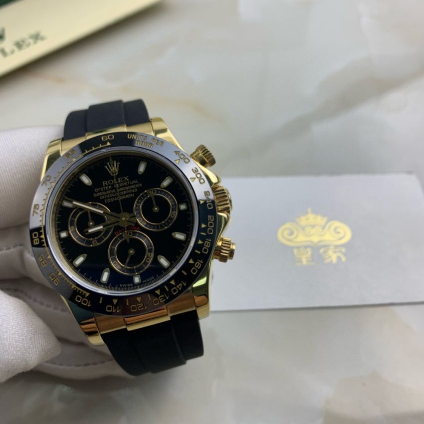 R01ex Cosmograph Daytona  Oyster, 40 mm, Rubber +18K yellow gold