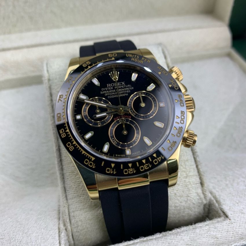R01ex Cosmograph Daytona  Oyster, 40 mm, Rubber +18K yellow gold