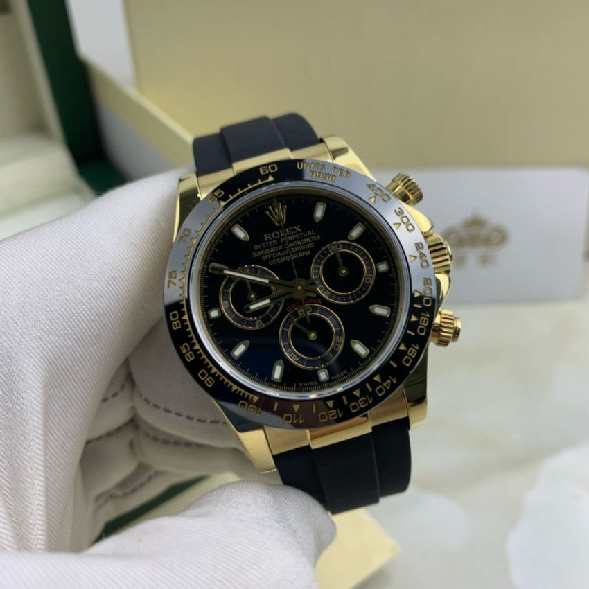 R01ex Cosmograph Daytona  Oyster, 40 mm, Rubber +18K yellow gold