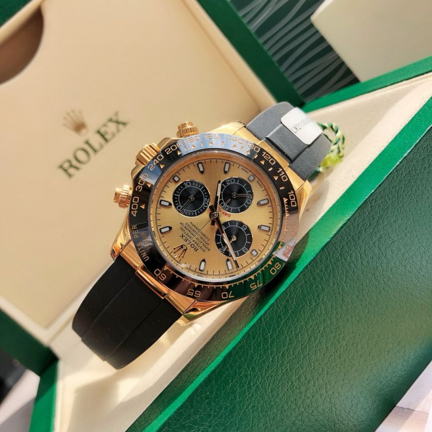 R01ex Cosmograph Daytona  Oyster, 40 mm, Rubber +18K yellow gold