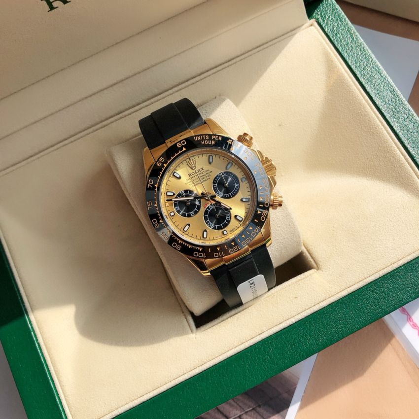 R01ex Cosmograph Daytona  Oyster, 40 mm, Rubber +18K yellow gold
