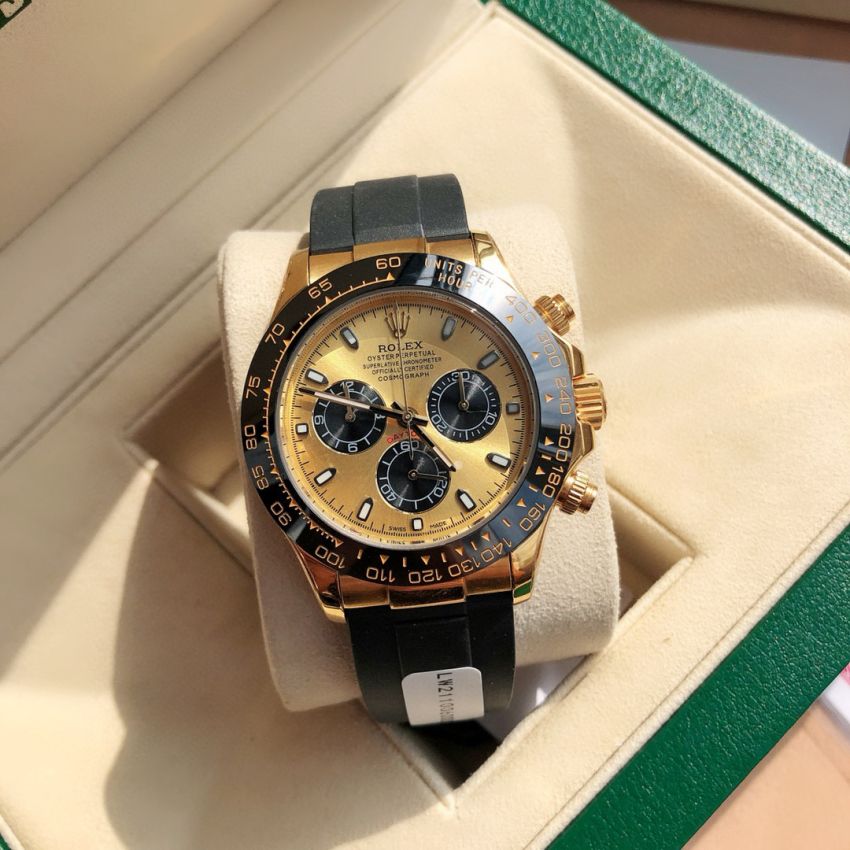 R01ex Cosmograph Daytona  Oyster, 40 mm, Rubber +18K yellow gold