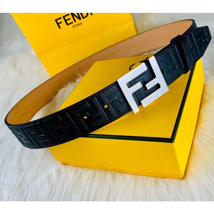 F**di FF Leather Belt 4cm