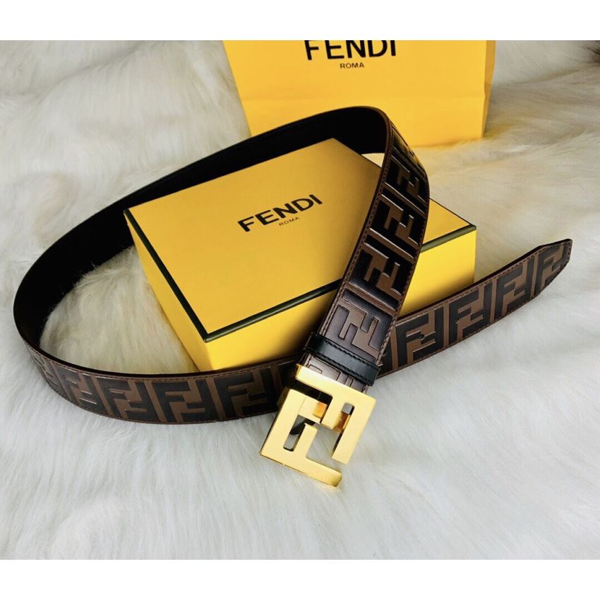 F**di FF Leather Belt 4cm