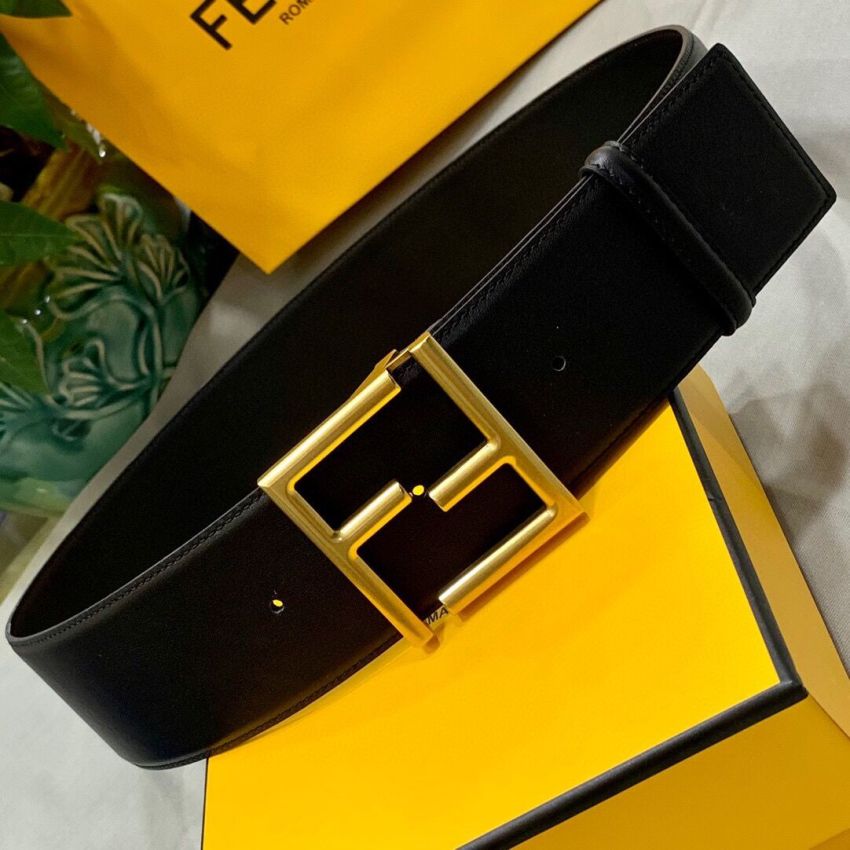 F**di Wide Leather Belt 6.0cm
