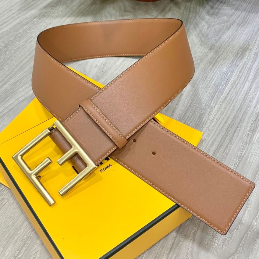 F**di Wide Leather Belt 6.0cm