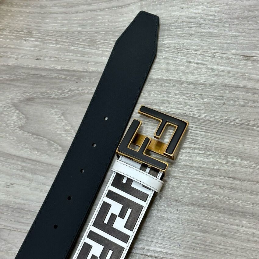 F**di FF Leather Belt 3.8cm