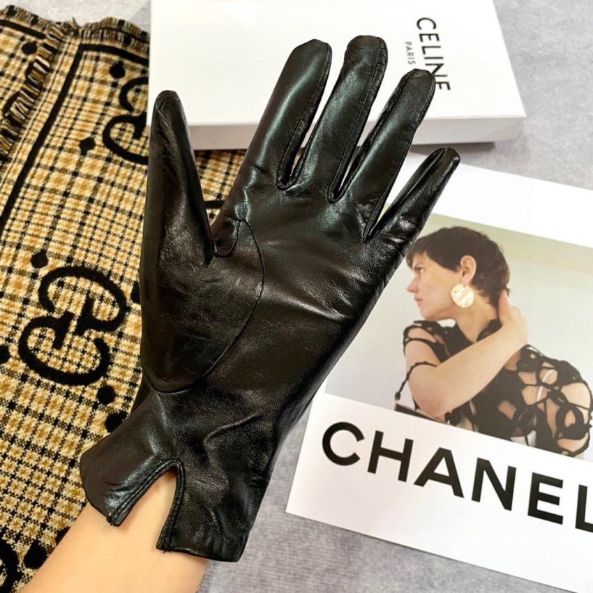 Ce1i*e leather Gloves