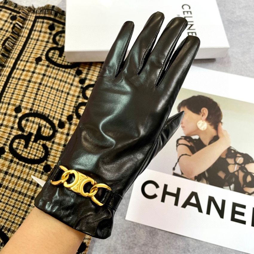 Ce1i*e leather Gloves