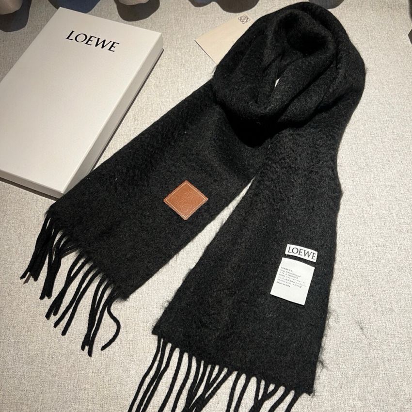 L0ew* Mohair and Wool Blend Scarf