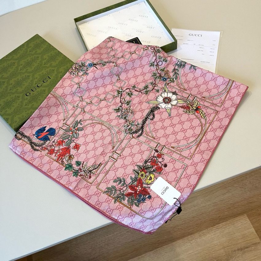 Gvc*1 Silk Square Scarf 90