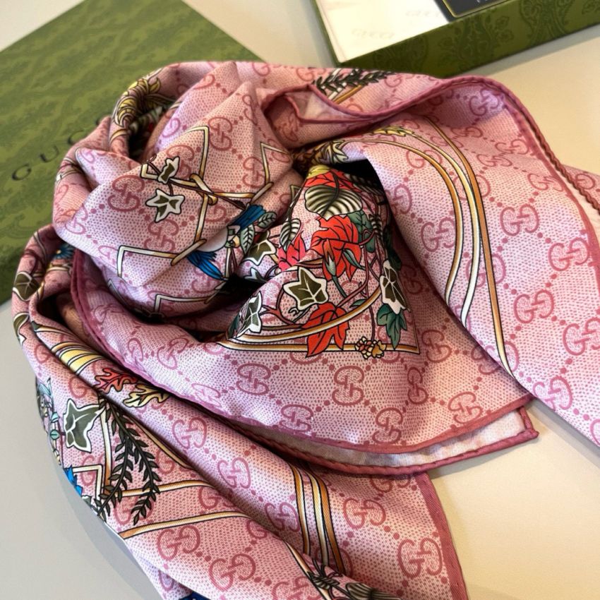 Gvc*1 Silk Square Scarf 90