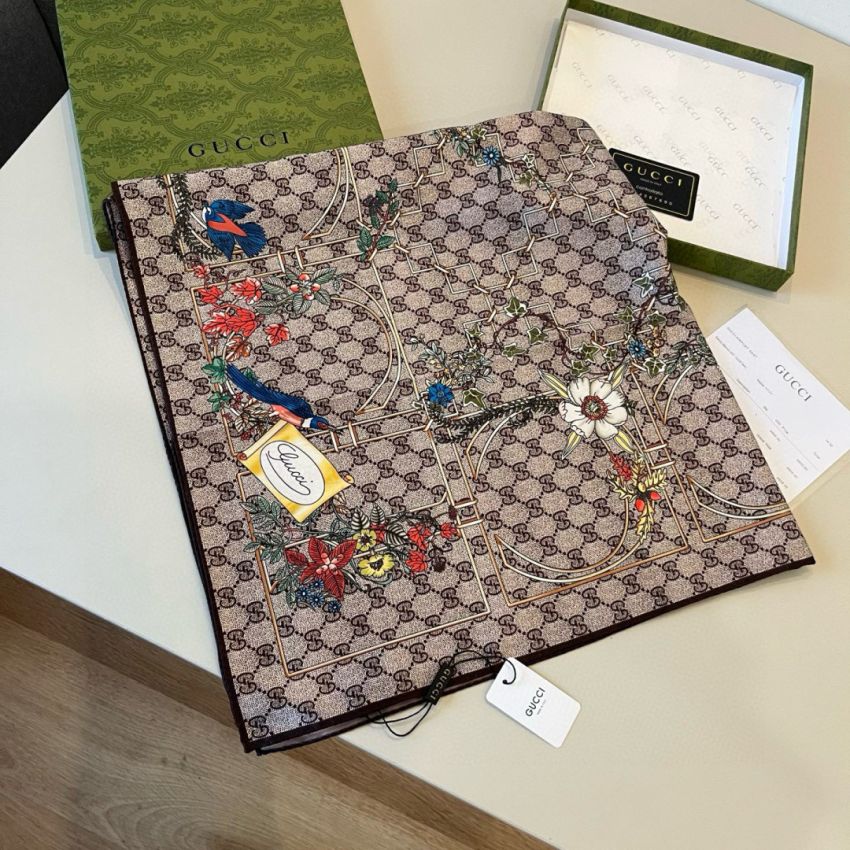 Gvc*1 Silk Square Scarf 90