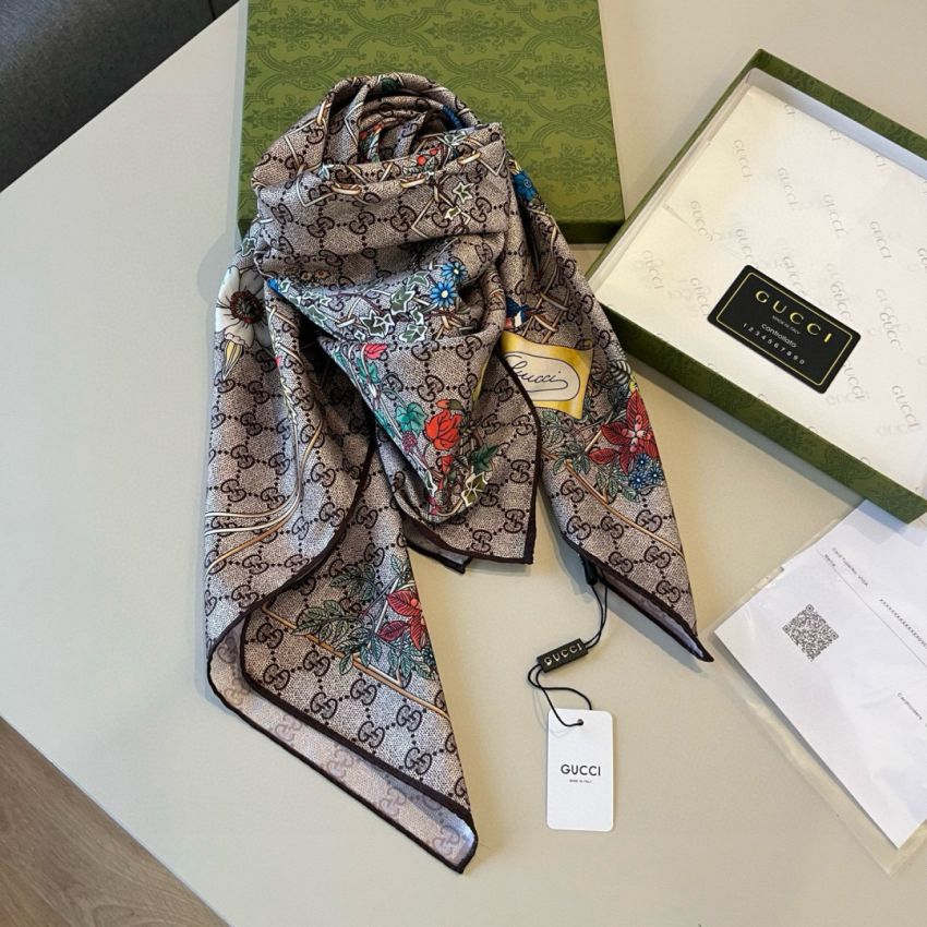 Gvc*1 Silk Square Scarf 90