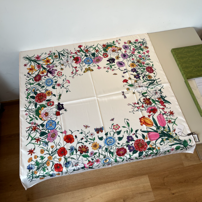 Gvc*1 Silk Square Scarf 90
