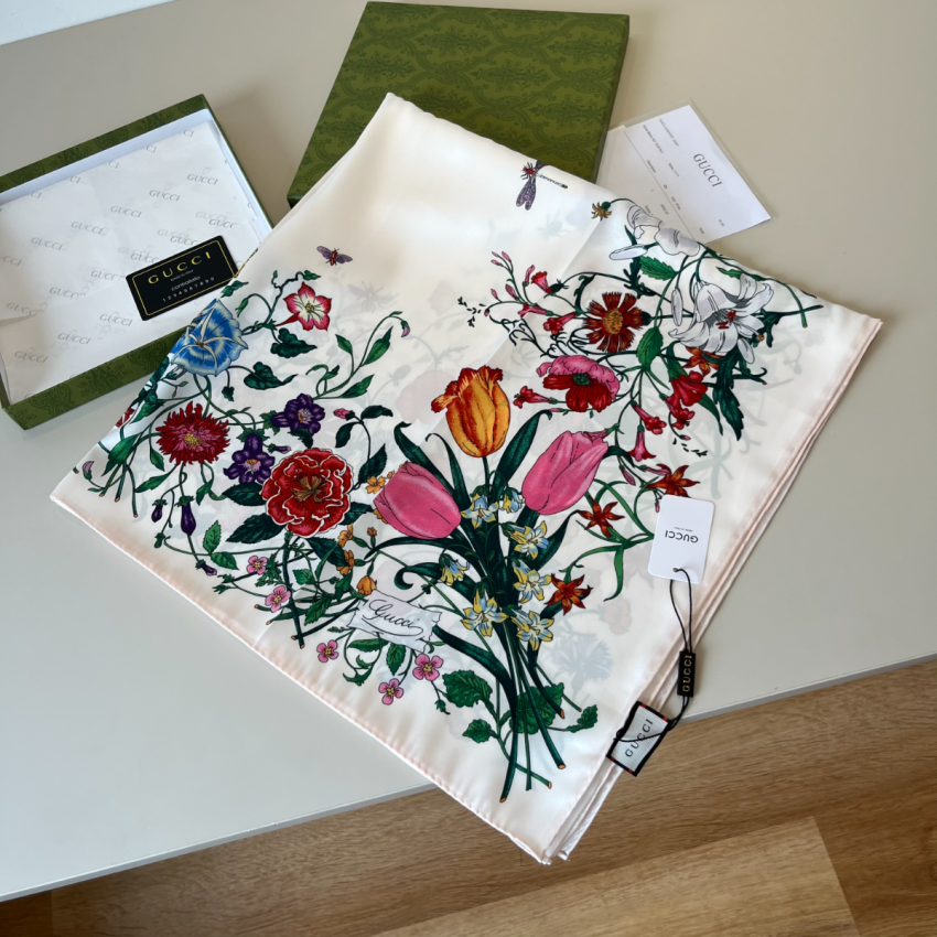 Gvc*1 Silk Square Scarf 90