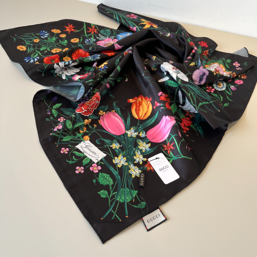 Gvc*1 Silk Square Scarf 90