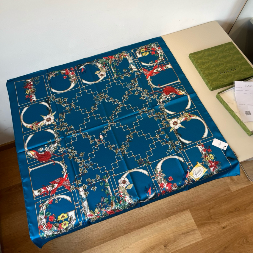 Gvc*1 Silk Square Scarf 90