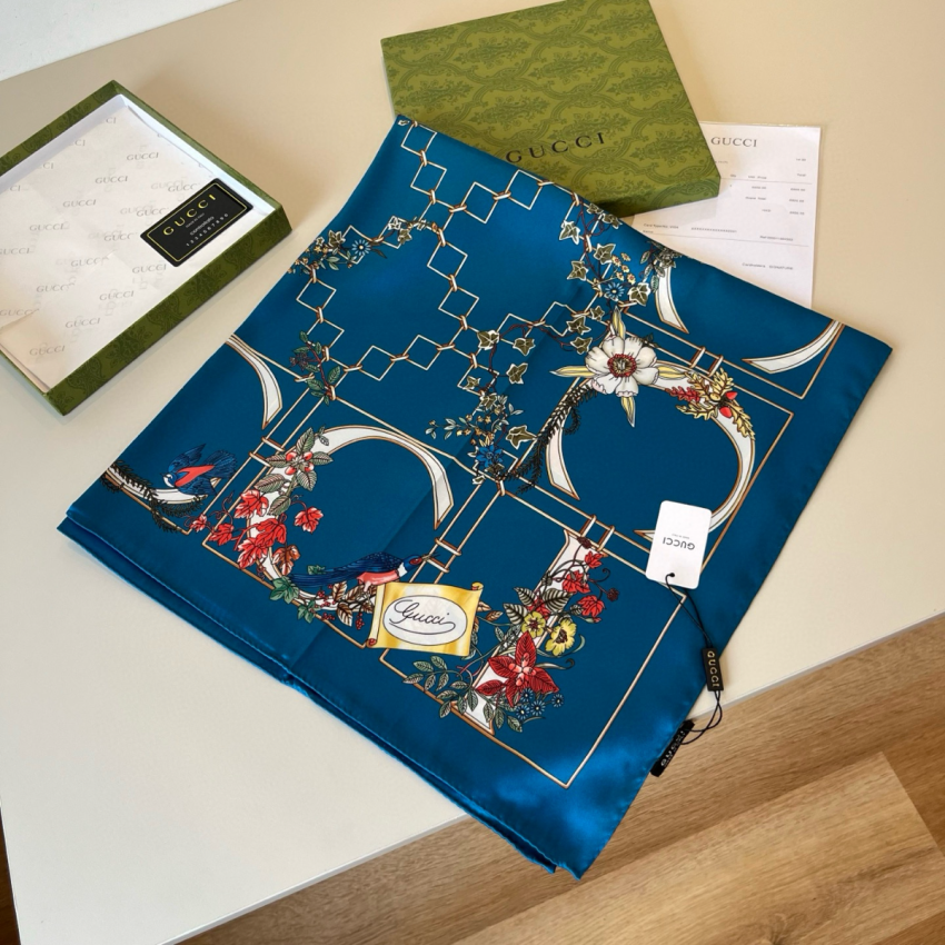 Gvc*1 Silk Square Scarf 90