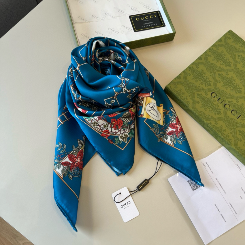 Gvc*1 Silk Square Scarf 90