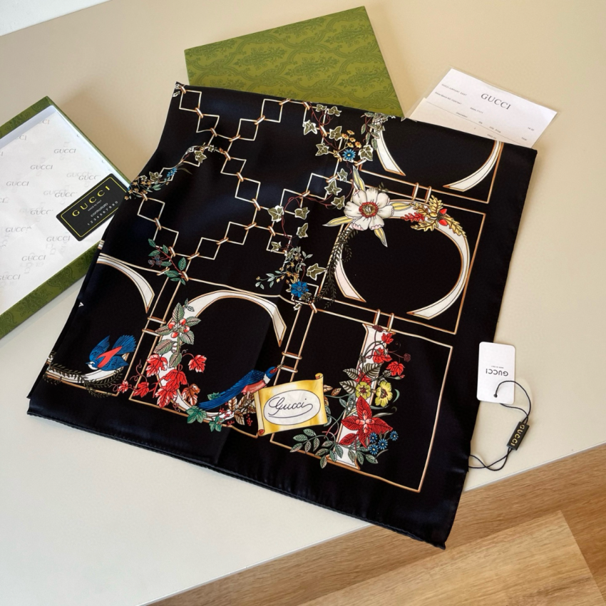 Gvc*1 Silk Square Scarf 90
