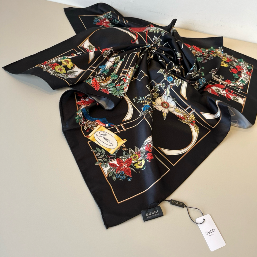 Gvc*1 Silk Square Scarf 90