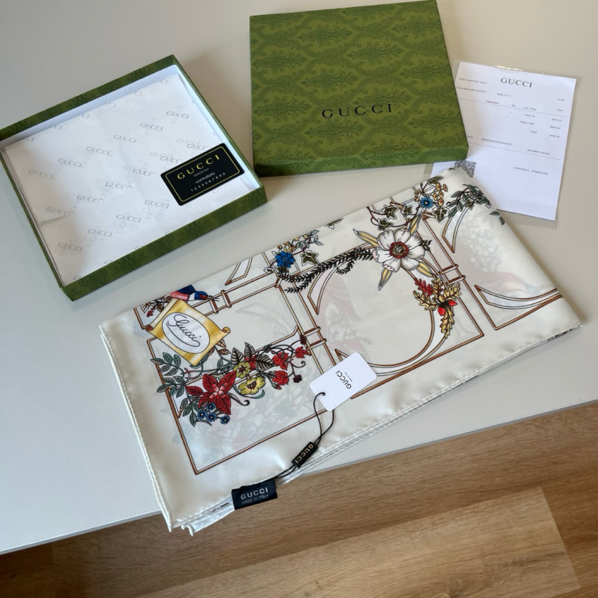 Gvc*1 Silk Square Scarf 90