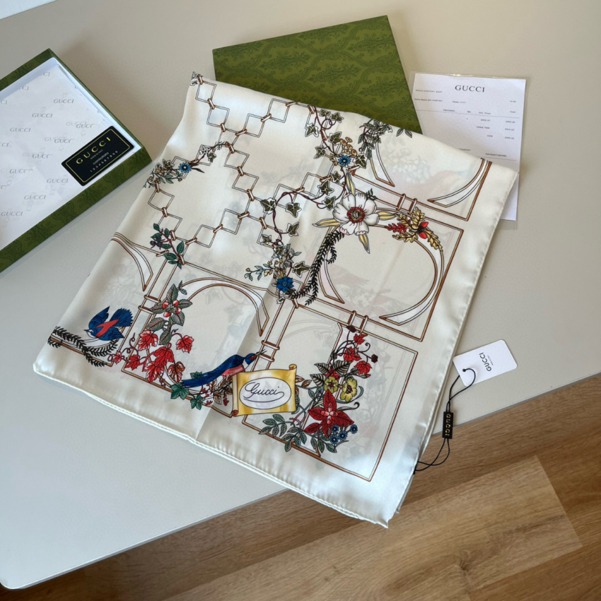 Gvc*1 Silk Square Scarf 90