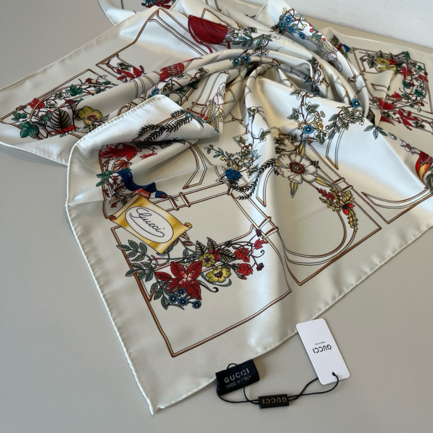 Gvc*1 Silk Square Scarf 90