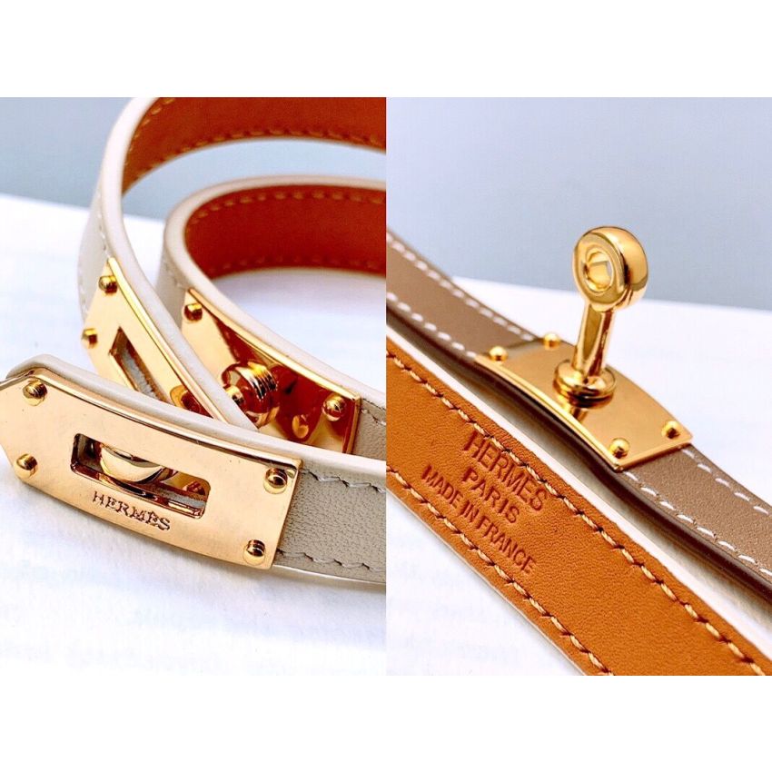 H**me5 Birkin Leather Bracelet